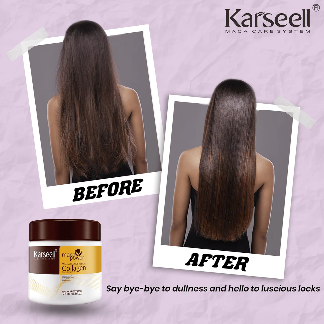 Karseell Maca Power Collagen Hair Mask - Image 11