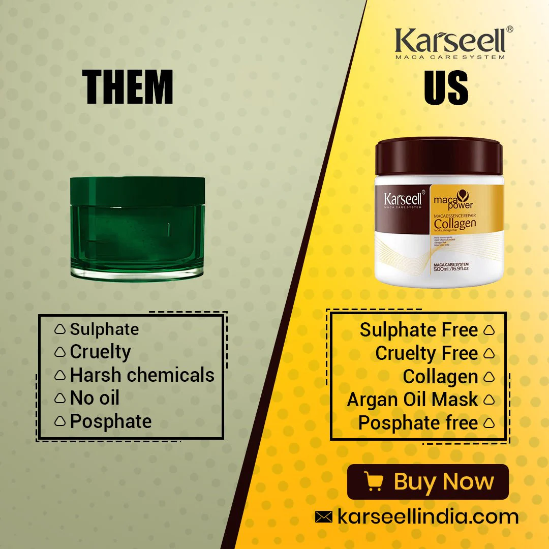 Karseell Maca Power Collagen Hair Mask - Image 14