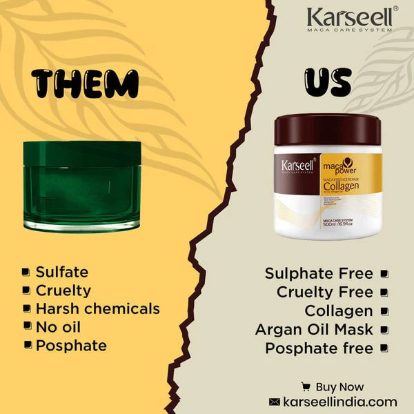 Karseell Maca Power Collagen Hair Mask - Image 7
