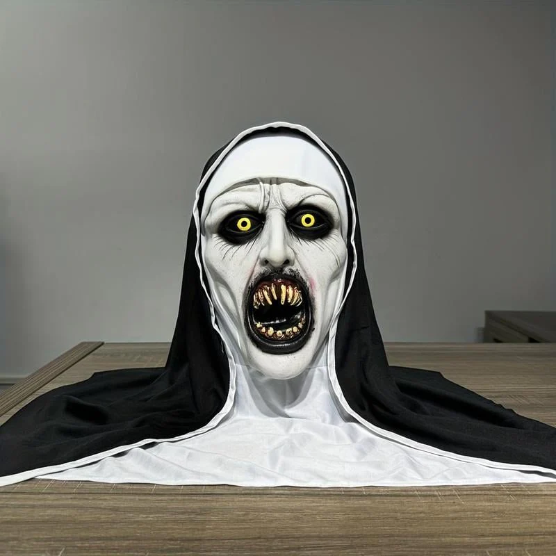 ✨Horror Latex Nun Mask😈 - Image 3