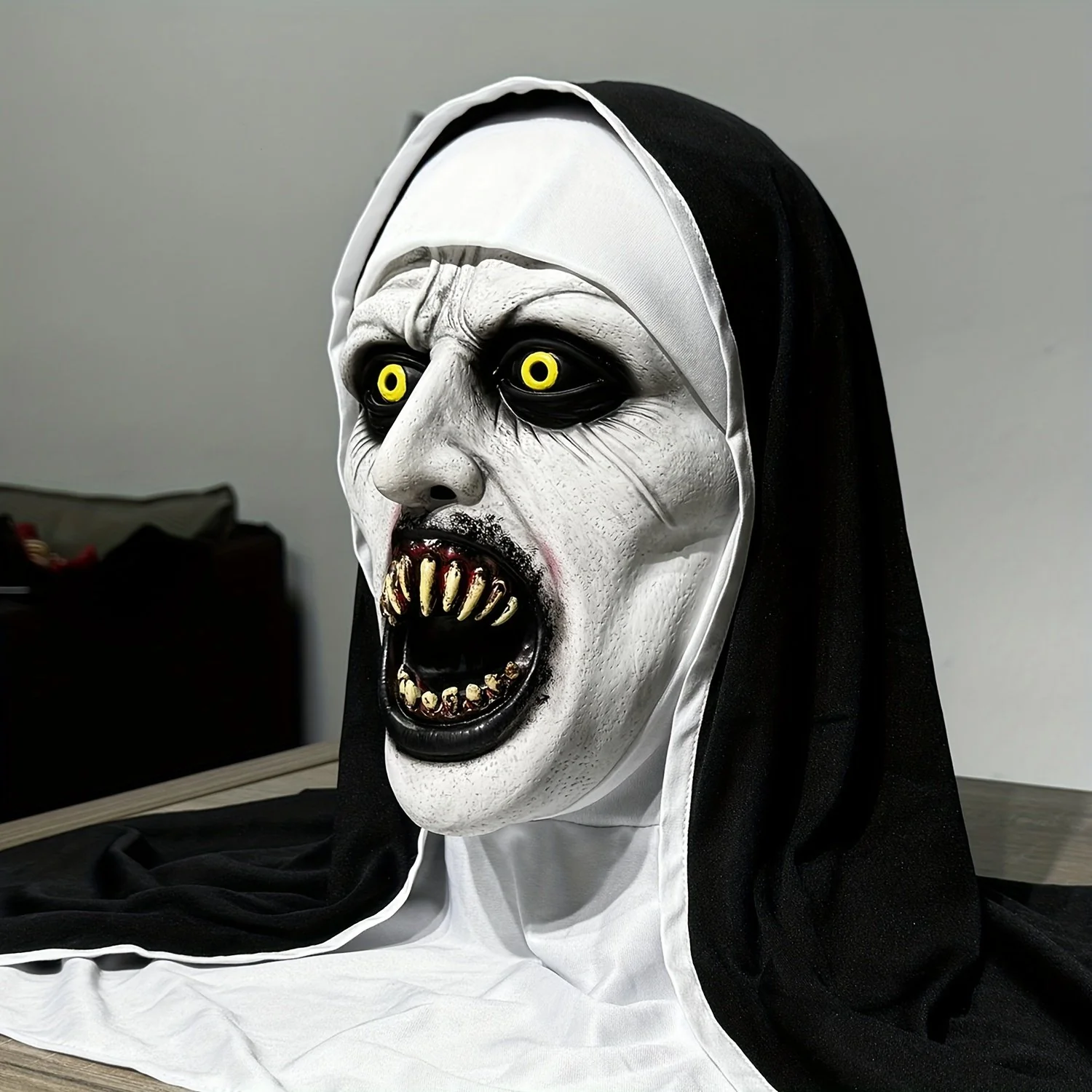 ✨Horror Latex Nun Mask😈 - Image 4