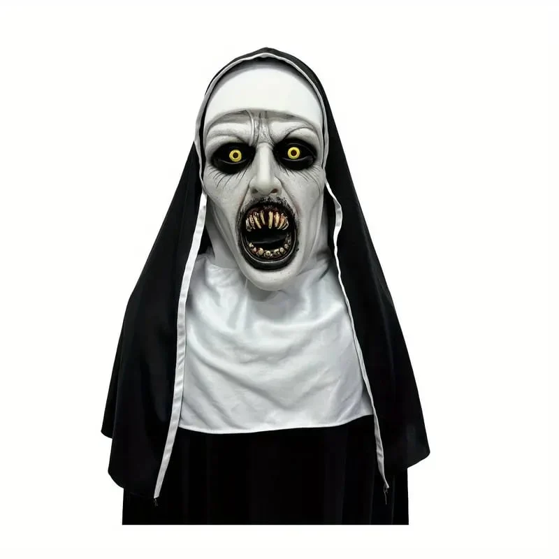 ✨Horror Latex Nun Mask😈 - Image 7