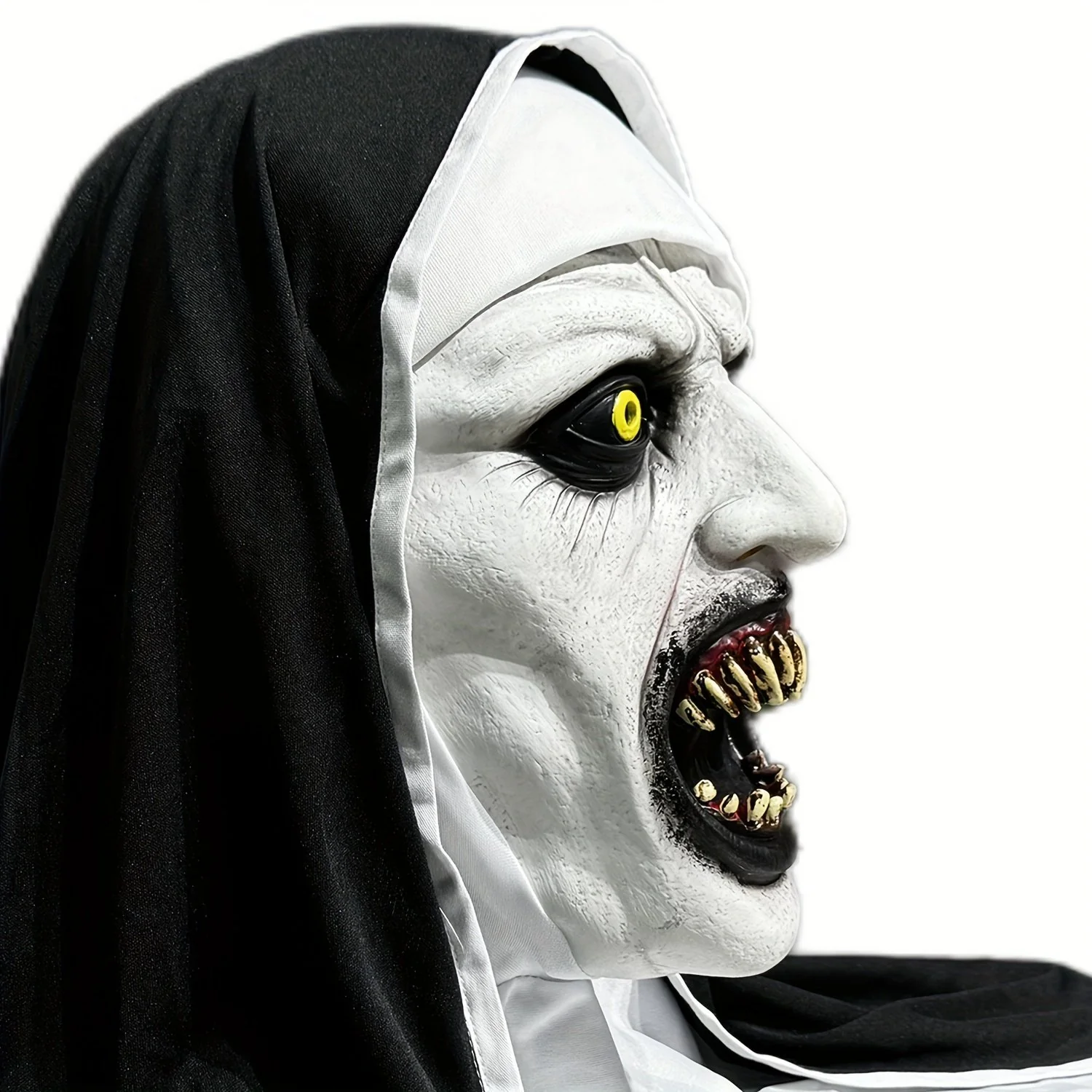 ✨Horror Latex Nun Mask😈 - Image 8
