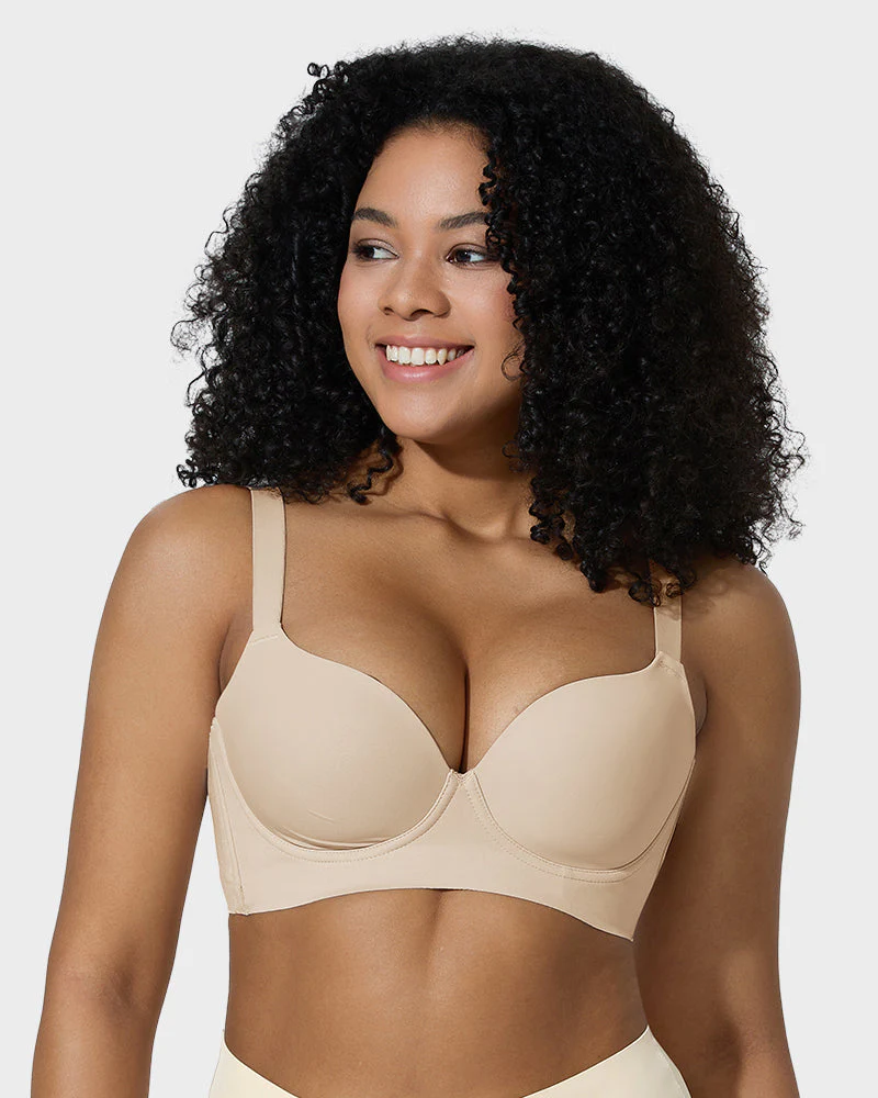 2026 Sexy Deep Cup Full Coverage Bra with Shapewear - Image 10