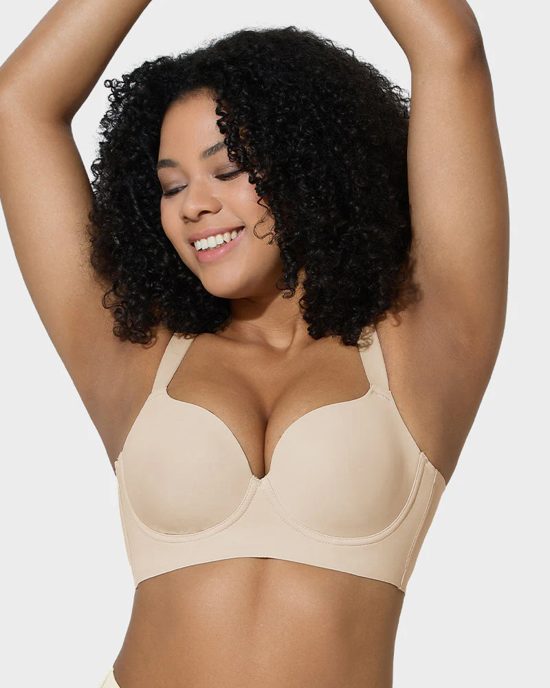 2026 Sexy Deep Cup Full Coverage Bra with Shapewear - Image 11