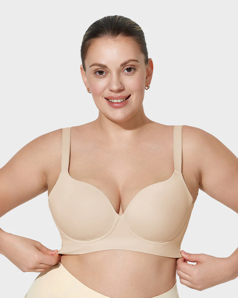 2026 Sexy Deep Cup Full Coverage Bra with Shapewear - Image 12