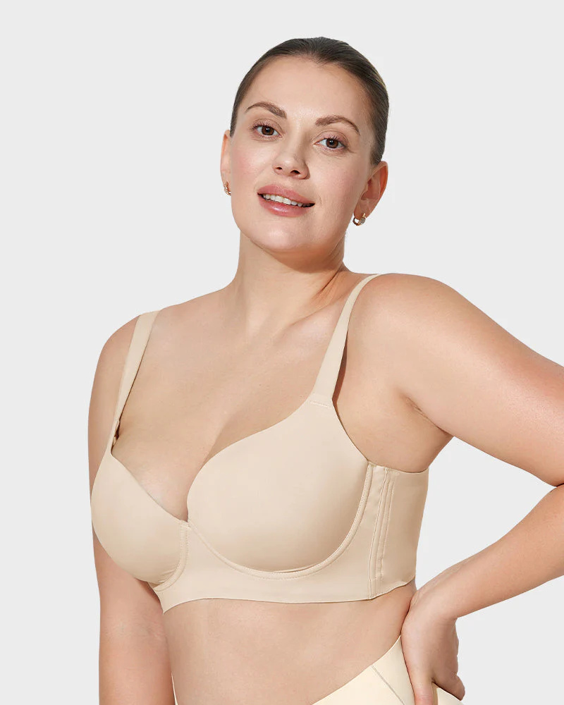2026 Sexy Deep Cup Full Coverage Bra with Shapewear - Image 14