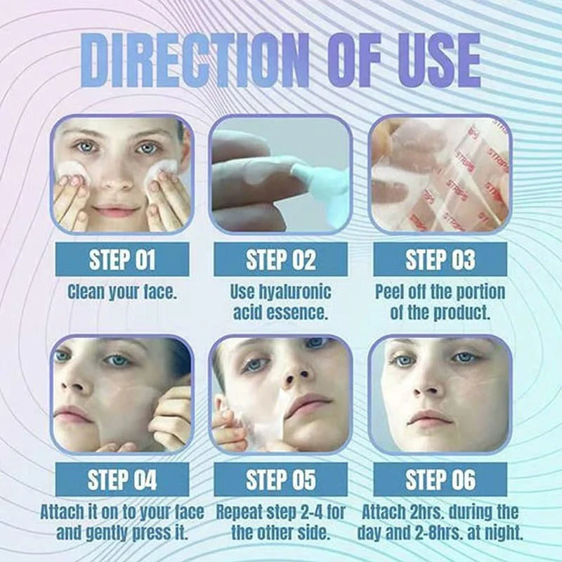5Pairs Face Nutrition Wrinkle Removal Lift Sticker - Image 9