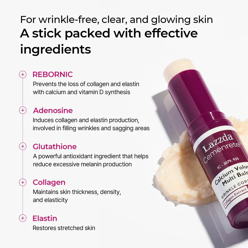 Cemenrete Calcium Multi Balm 💫 Anti-Aging & Firming Korean Skincare Stick🔥 - Image 8