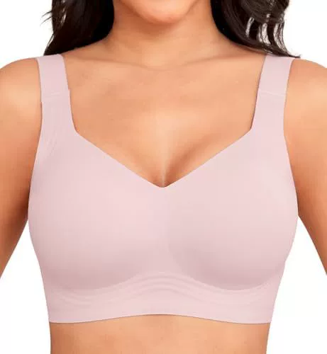 Comfortable Wireless Full Coverage Jelly Smoothing Bra - Image 10