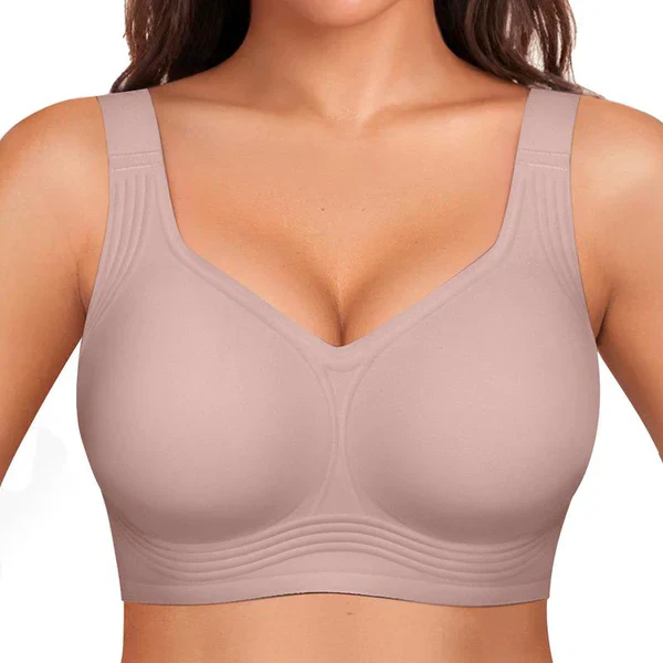 Comfortable Wireless Full Coverage Jelly Smoothing Bra - Image 11