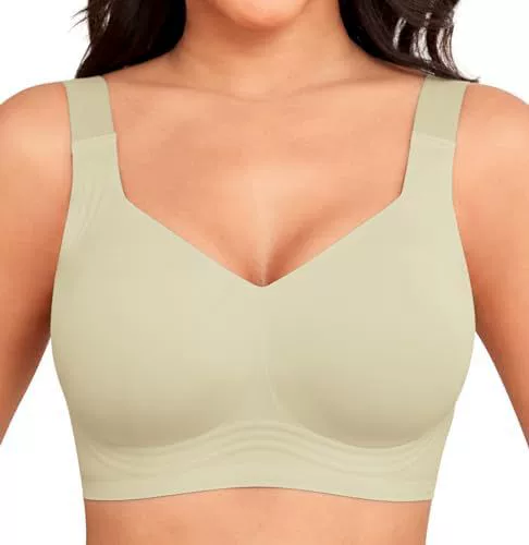 Comfortable Wireless Full Coverage Jelly Smoothing Bra - Image 13