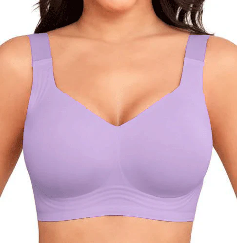 Comfortable Wireless Full Coverage Jelly Smoothing Bra - Image 14
