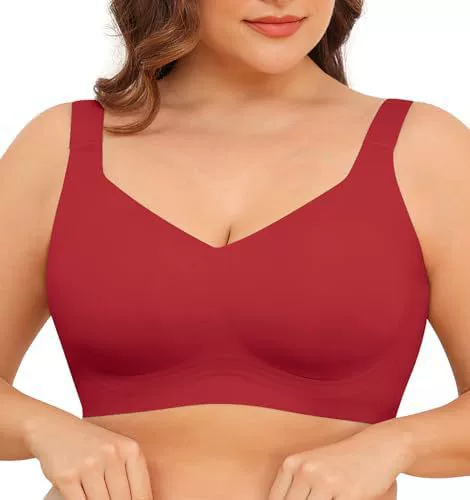 Comfortable Wireless Full Coverage Jelly Smoothing Bra - Image 15