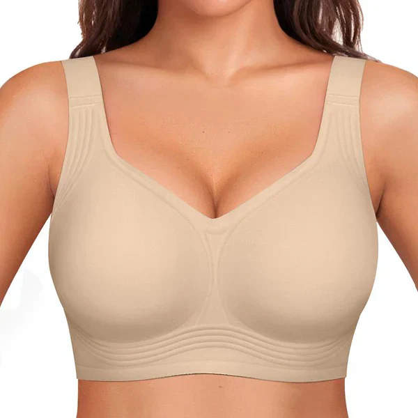 Comfortable Wireless Full Coverage Jelly Smoothing Bra - Image 16
