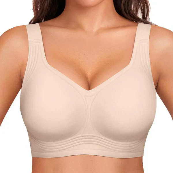 Comfortable Wireless Full Coverage Jelly Smoothing Bra - Image 17