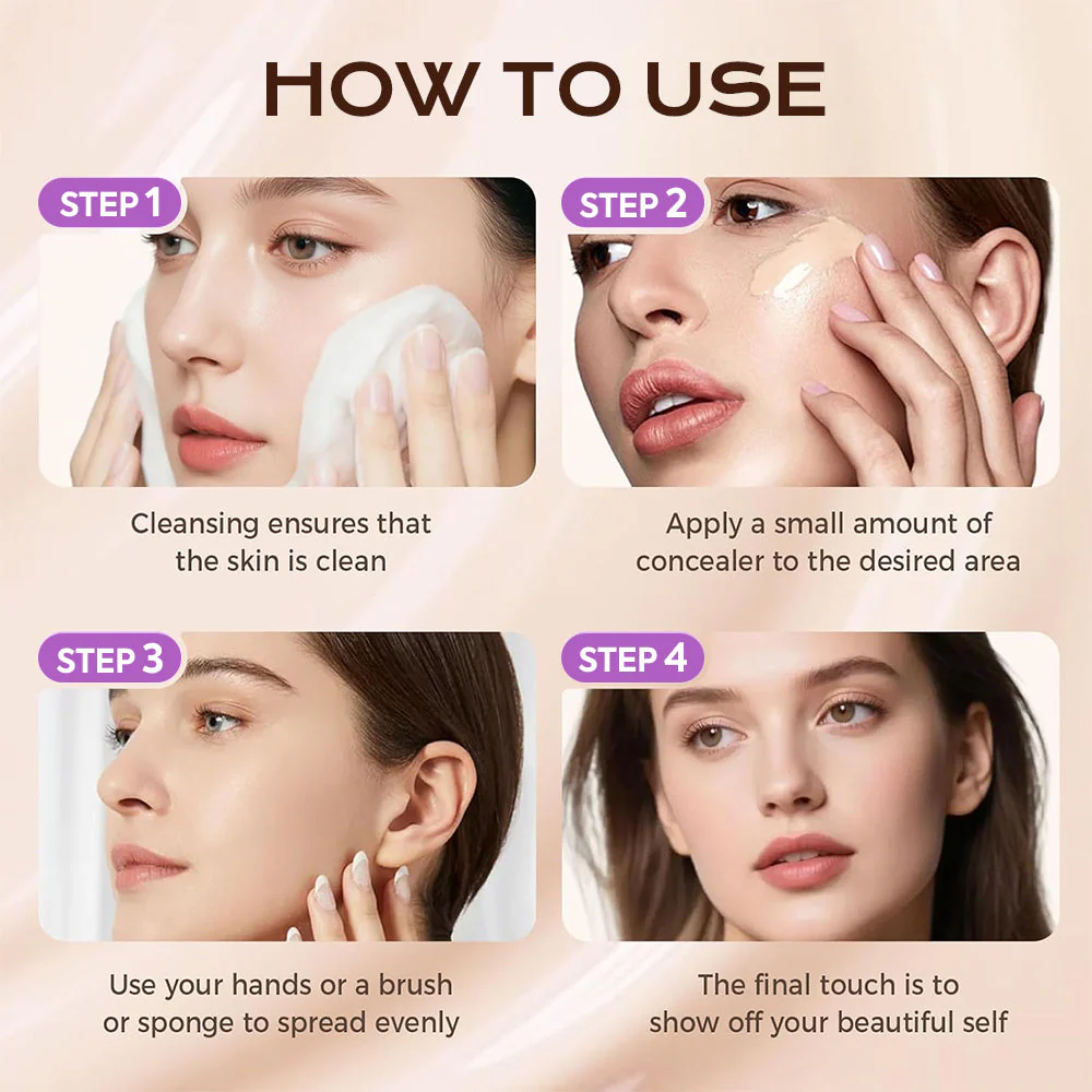 Evanesce Soft Matte Cream Concealer - All-Day Flawless Coverage - Image 10