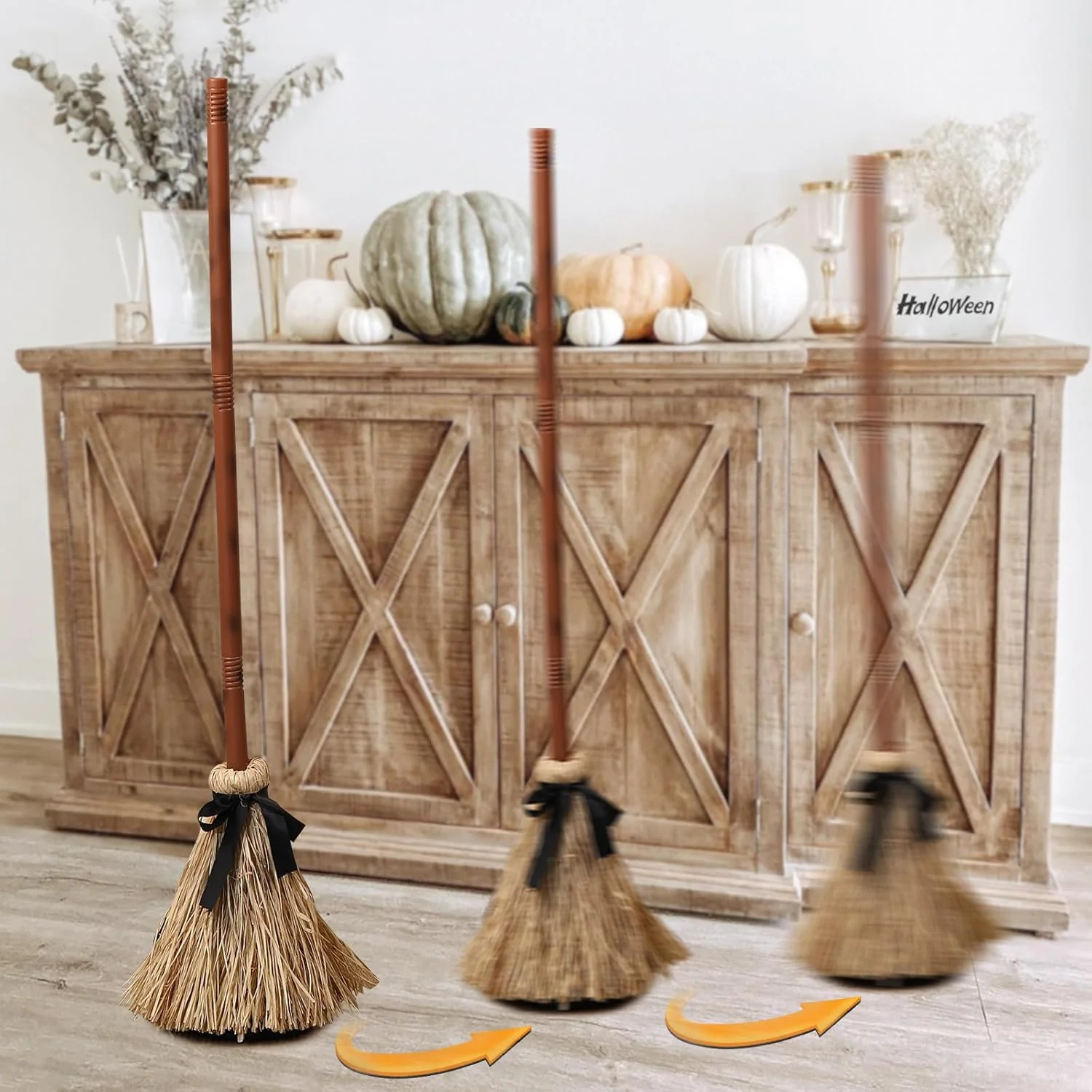 Floating Witch's Broom –Haunted Dancing Broom - Image 5