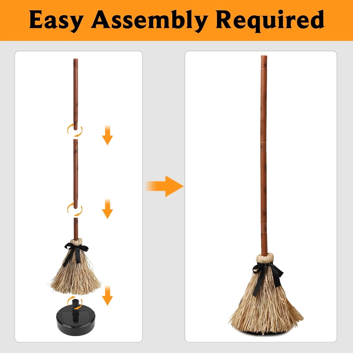 Floating Witch's Broom –Haunted Dancing Broom - Image 7