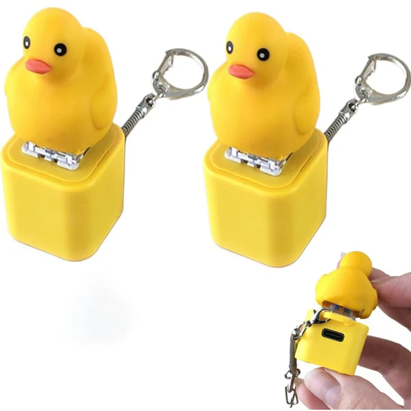 Frog Croaking Fidget Toy - Rechargeable Frog Croaking Keychain - Image 10