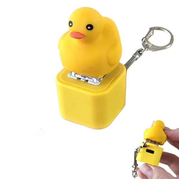 Frog Croaking Fidget Toy - Rechargeable Frog Croaking Keychain - Image 12