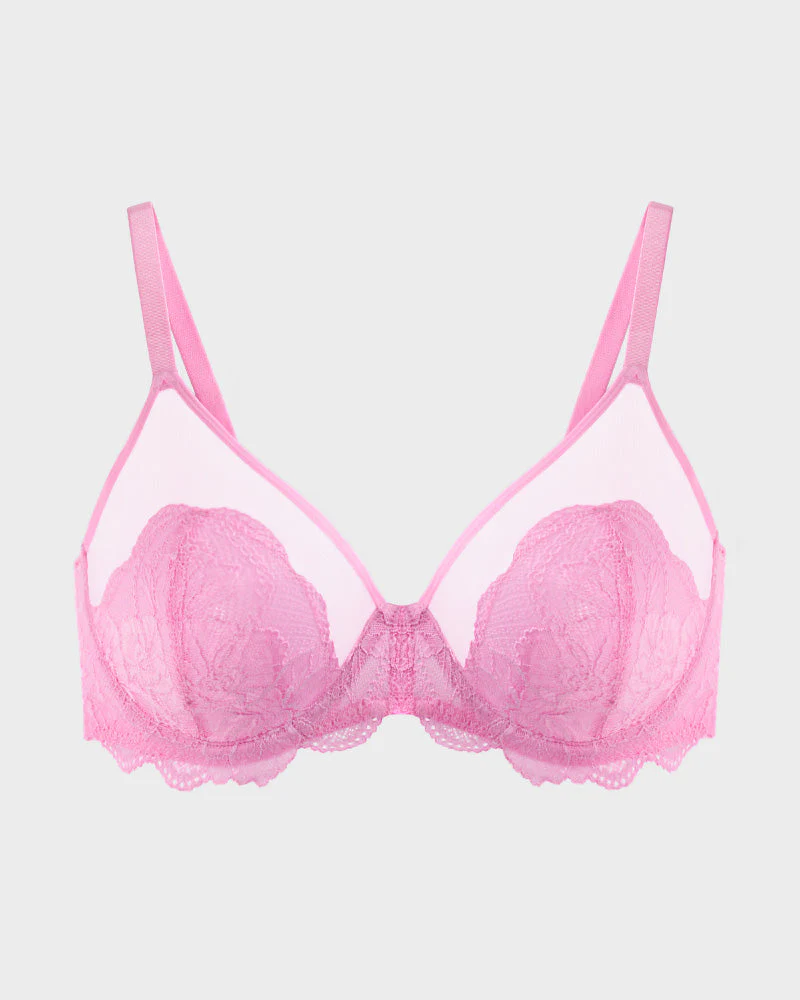 Full Coverage Lace Minimizer Bra - Image 3