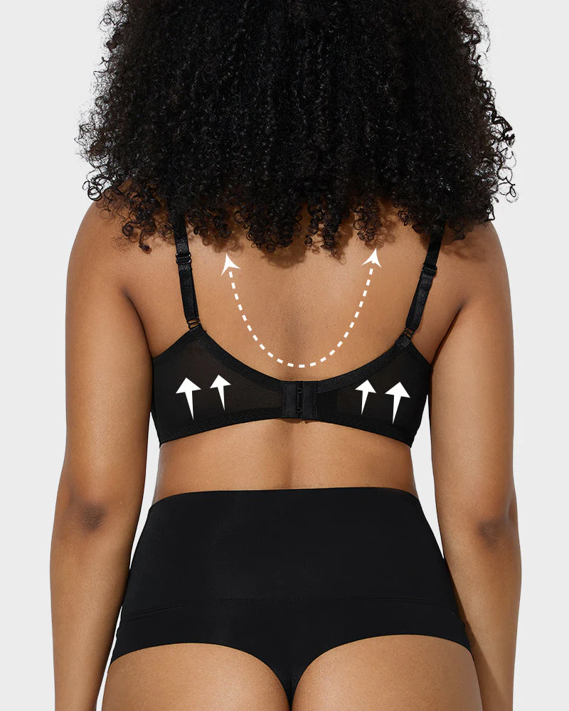Full Coverage Lace Minimizer Bra - Image 7