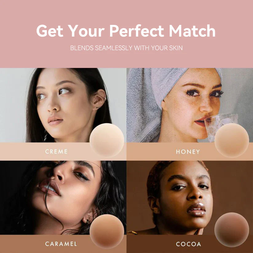 Go Braless! Seamless Nipple Covers(Latex-free and 100% Medical Silicone) - Image 13