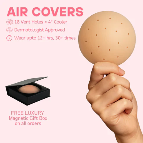 Go Braless! Seamless Nipple Covers(Latex-free and 100% Medical Silicone) - Image 9