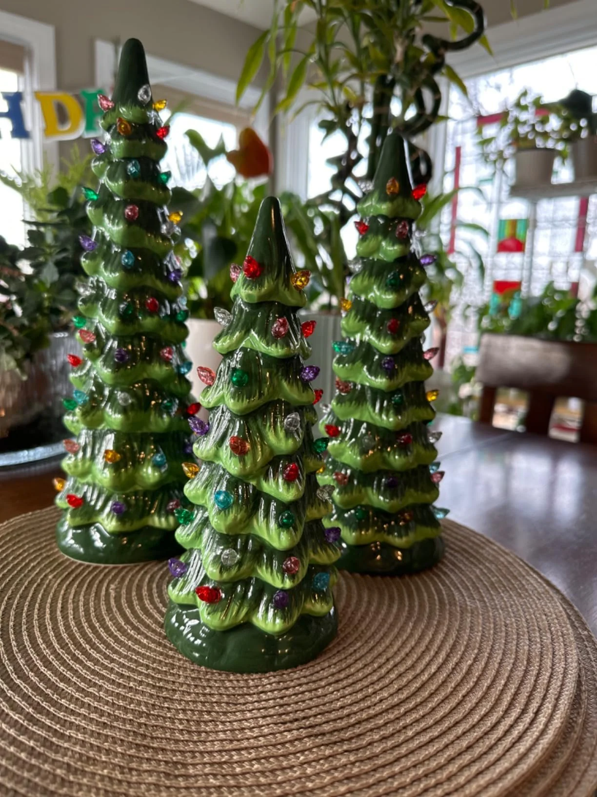 🔥HOT SALE - Retro Hand-Painted Tabletop Christmas Trees🎄 - Image 4