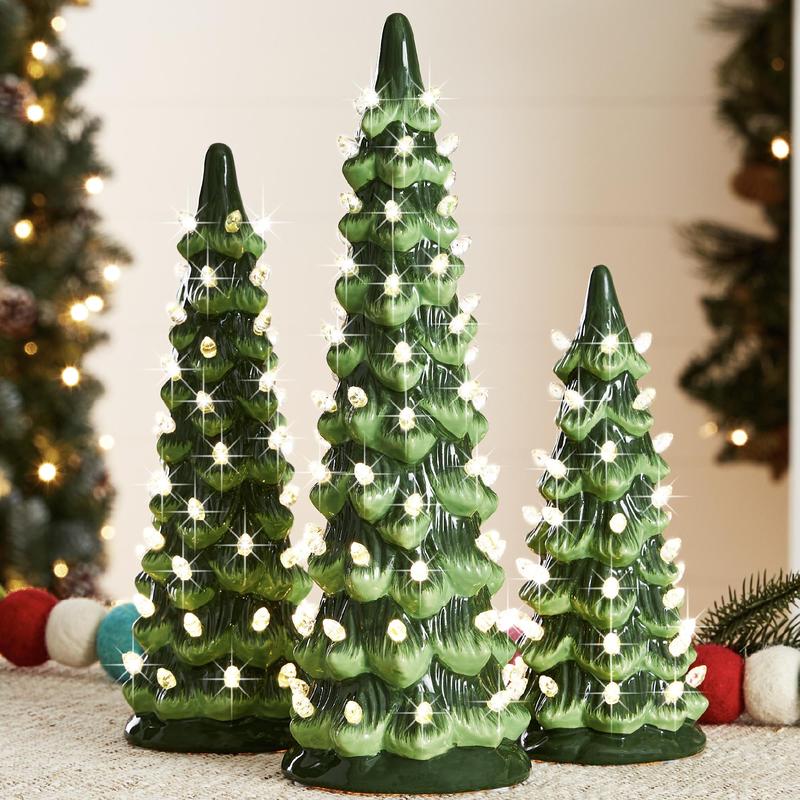 🔥HOT SALE - Retro Hand-Painted Tabletop Christmas Trees🎄 - Image 7