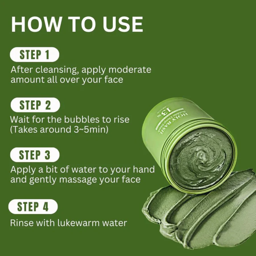 Smooth, Radiant Skin – Activated by Holy Basil & Bubble Detox Action - Image 10