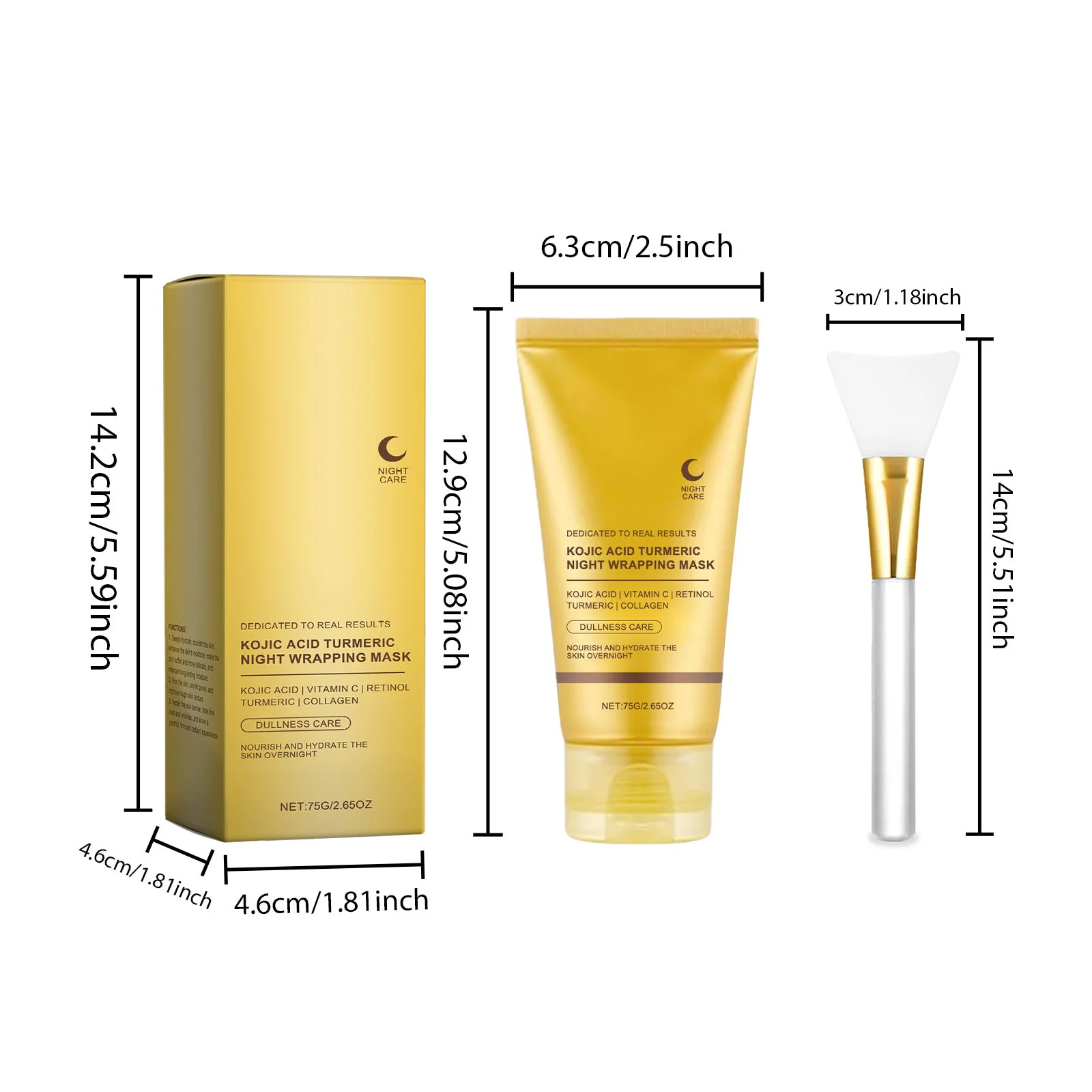Kojic Acid Turmeric Night Wrapping Mask - Image 11