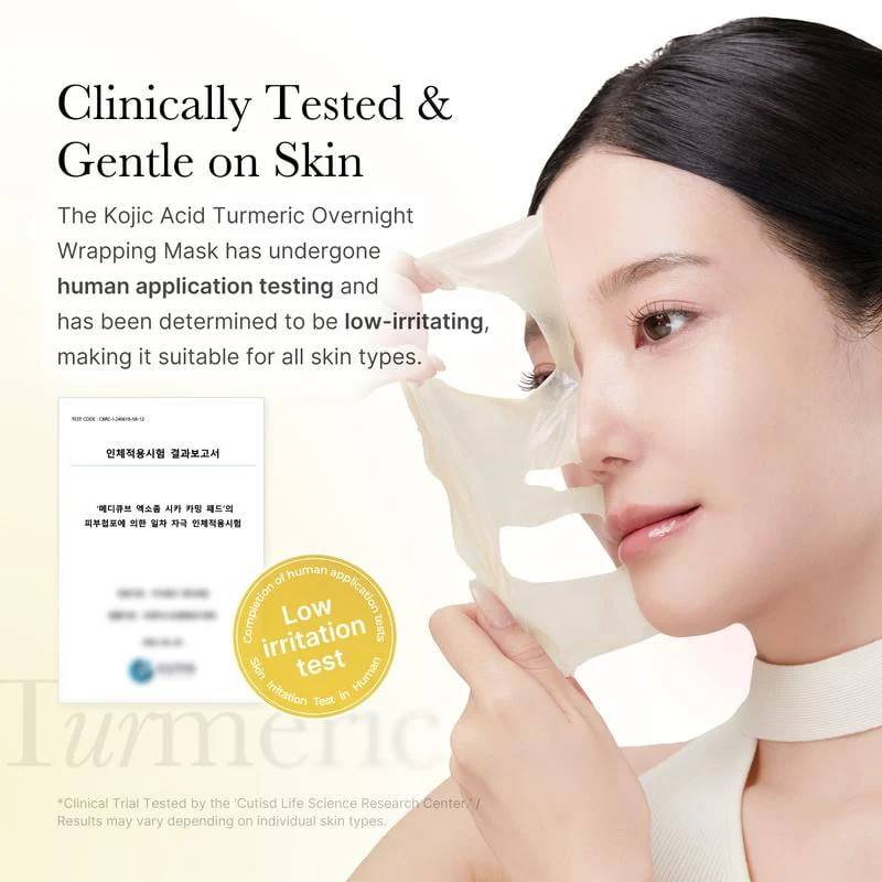 Kojic Acid Turmeric Night Wrapping Mask - Image 3