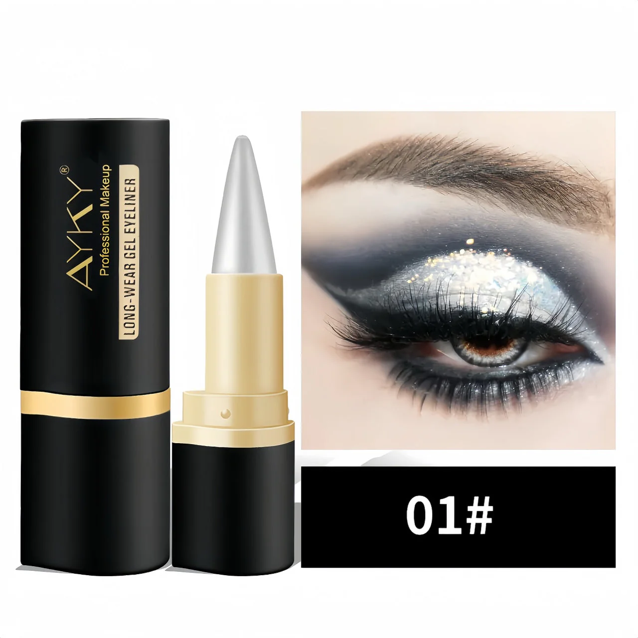 Natural Waterproof Eyeliner Cream - Image 12