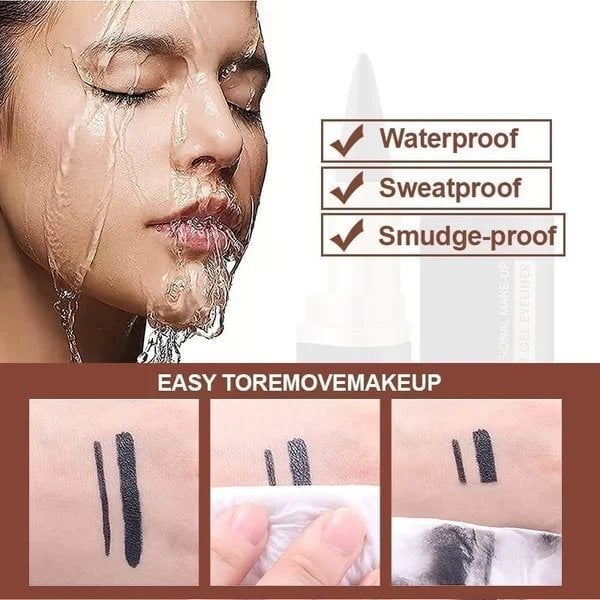Natural Waterproof Eyeliner Cream - Image 6