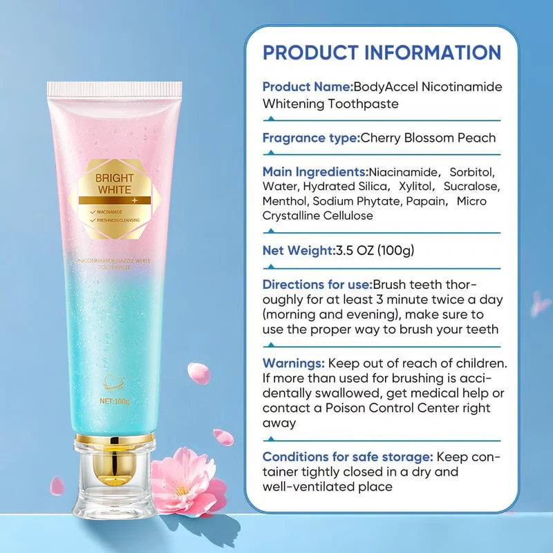 Niacinamide Whitening Toothpaste - For Healthier, Whiter Teeth! - Image 3