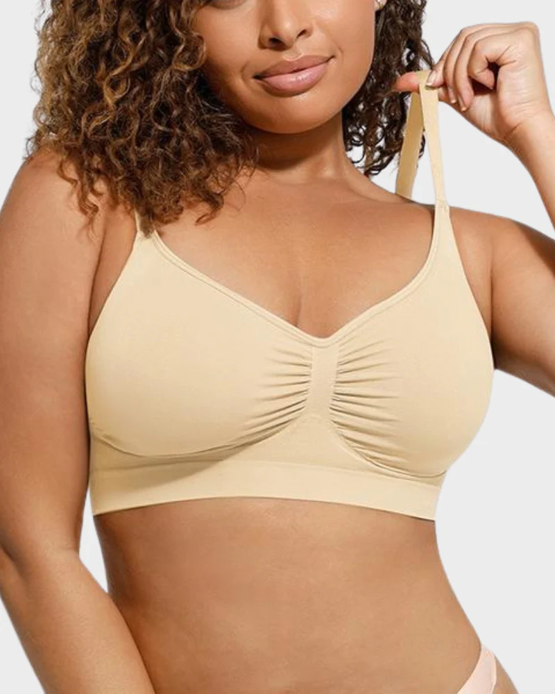 Non-Padded Wireless Full Coverage Bra - Image 10