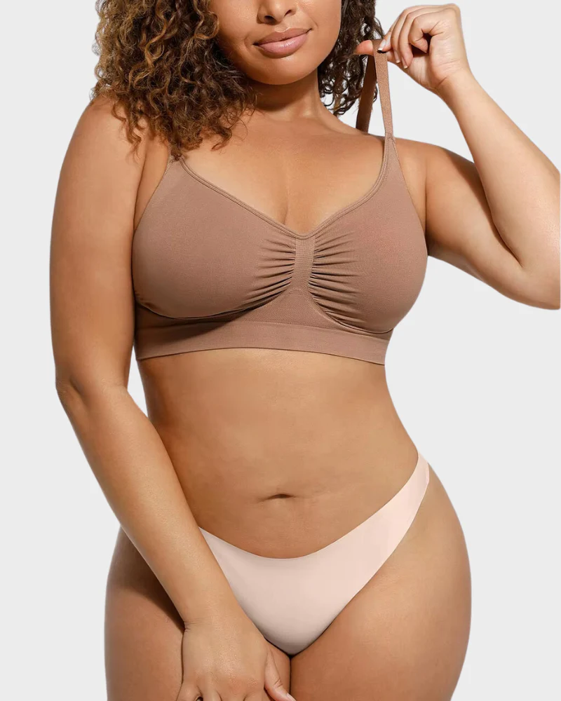 Non-Padded Wireless Full Coverage Bra - Image 21