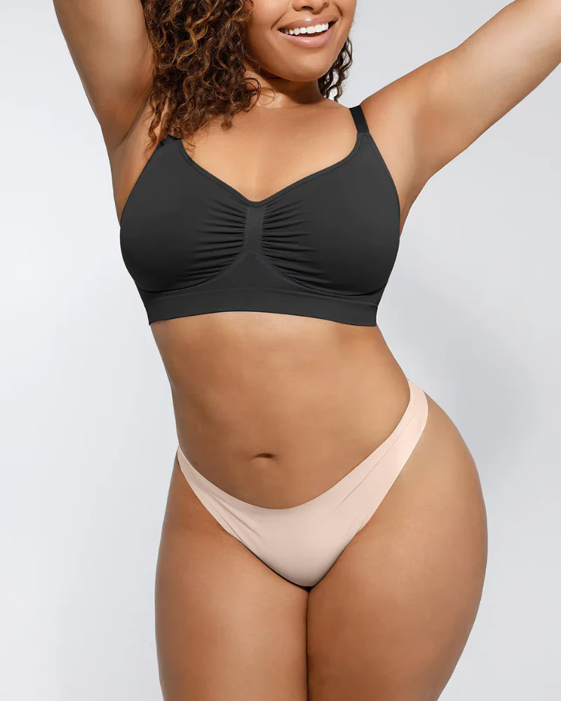 Non-Padded Wireless Full Coverage Bra - Image 3