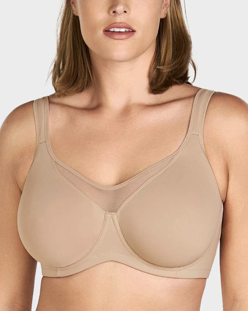 Plus Size Cooling Full Coverage Minimizer Bra - Image 4
