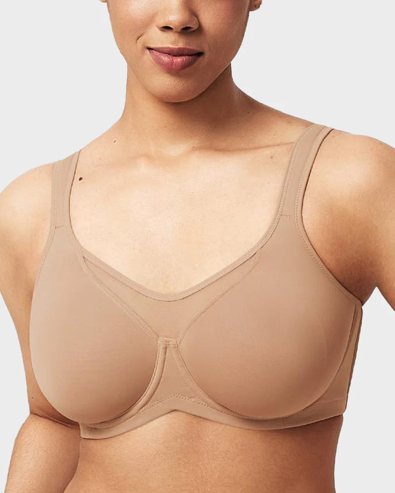 Plus Size Cooling Full Coverage Minimizer Bra - Image 5