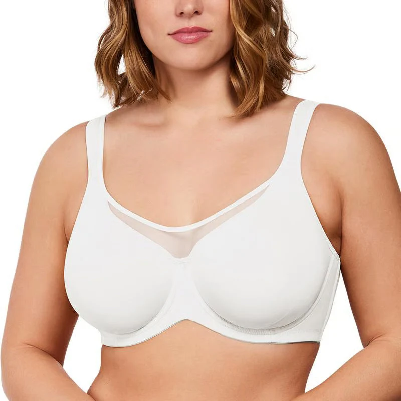 Plus Size Cooling Full Coverage Minimizer Bra - Image 6