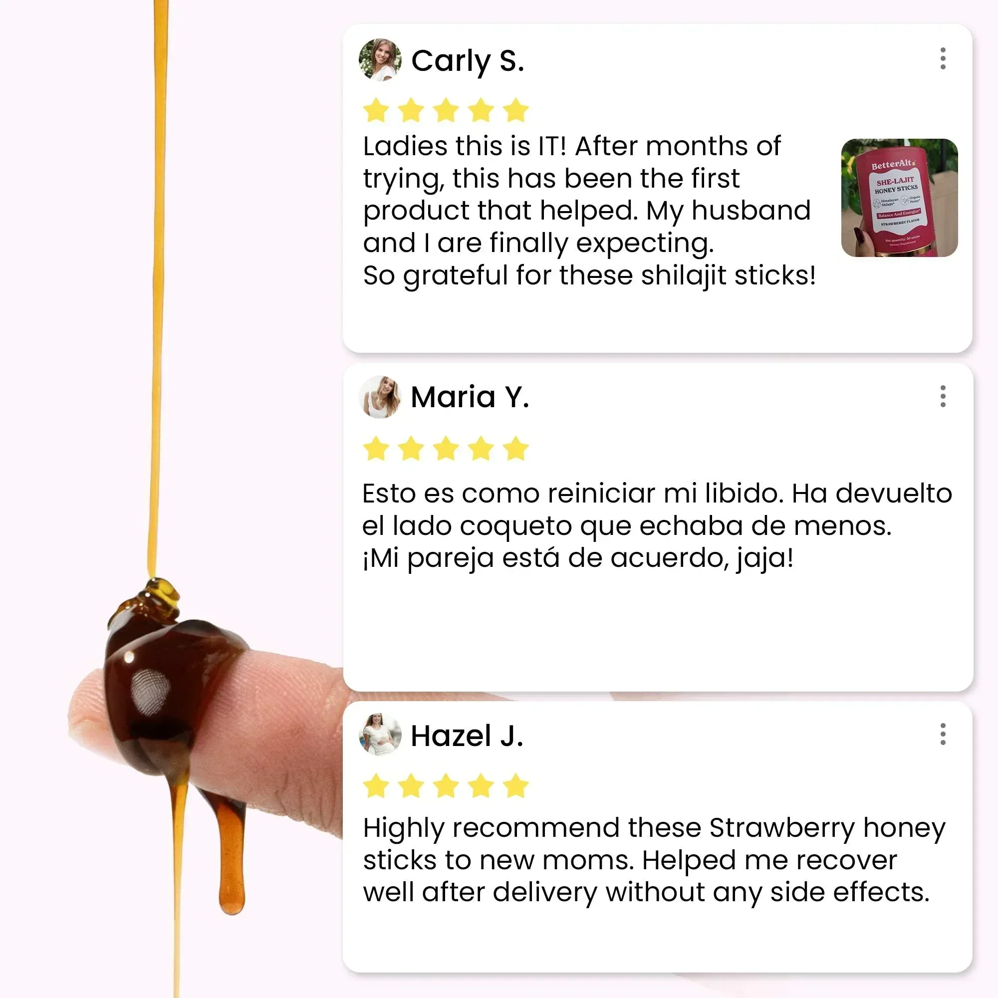 Women’s Vital Honey Sticks - Image 3