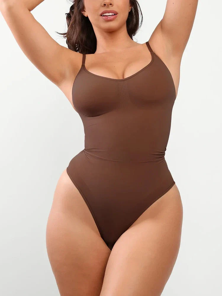 Smoothing Seamless Full Body Shaper - High Cut Thong - Image 13