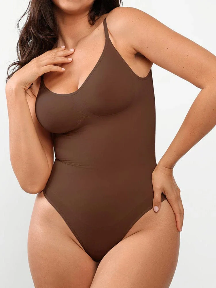 Smoothing Seamless Full Body Shaper - High Cut Thong - Image 3