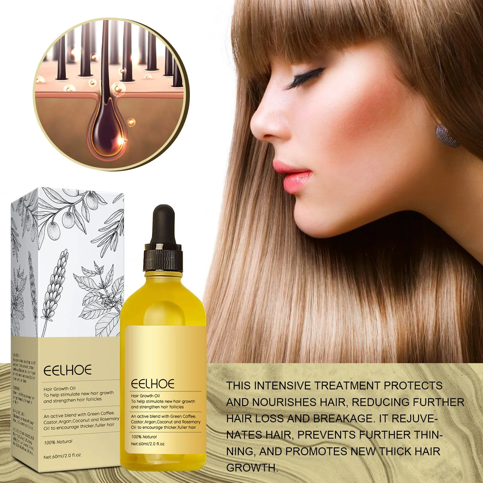 Spring Sale 49% OFF！ Natural Hair Growth Oil - Image 3
